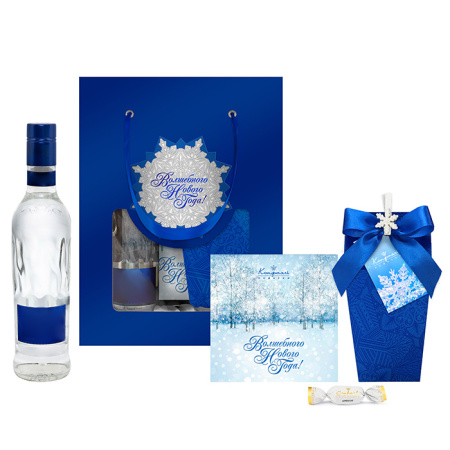 Подарочный набор: шоколад с миндалем, конфеты, ассорти 315г