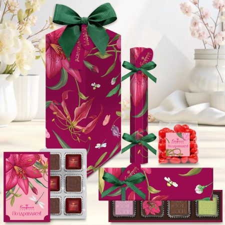 Набор: драже, конфеты глазированные, конфеты ассорти 190г