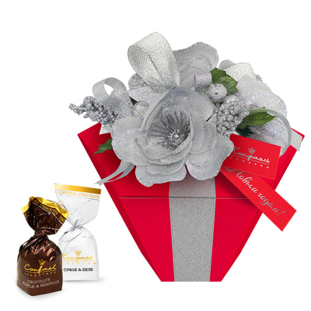 Набор суфле и безе в горьком шоколаде