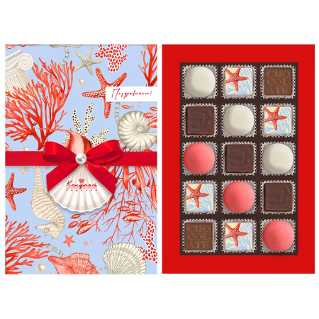 Мармелад, конфеты глазированные, шоколадные конфеты "Ассорти" 170г