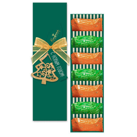 Апельсиновый мармелад и суфле, яблочный мармелад и суфле в горьком шоколаде 105г