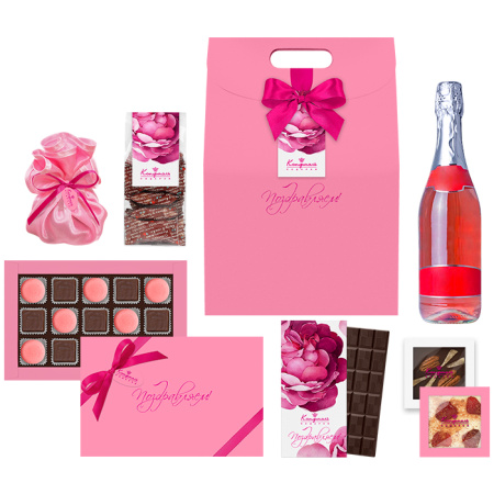 Набор конфет: суфле, мармелад, драже,шоколад