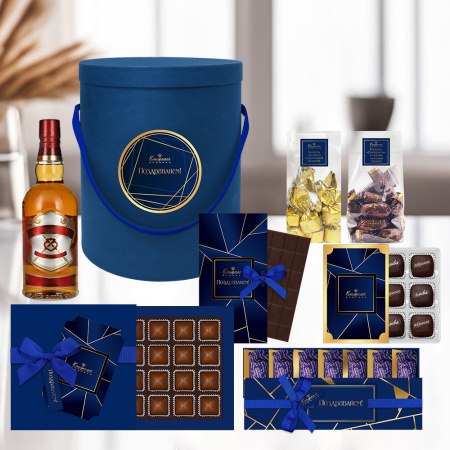 Набор: конфеты ассорти, мармелад-суфле, сухофрукты