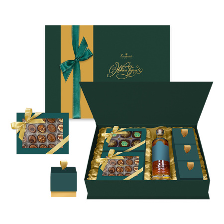 Набор суфле, сухофрукты в шоколаде, ассорти