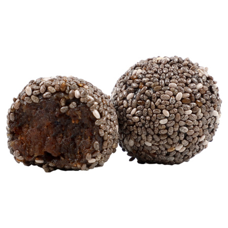 Набор конфет ручной работы из хурмы с семенами чиа, в шоколадной посыпке, из абрикоса с кокосом, кунжутом  240г