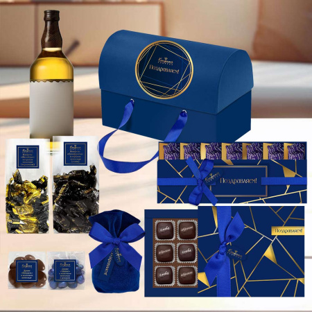 Набор сухофрукты в шоколаде, мермелад-суфле, драже