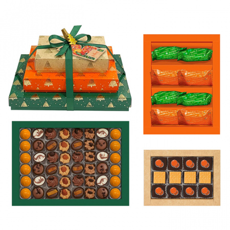 Набор Фейерверков: подарочный набор драже, конфеты глазированные, крр, ассорти 795г