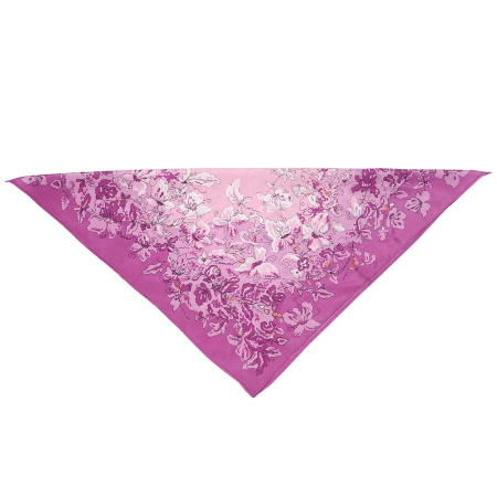 Платок «Фиолетовые цветы» (52х52см)