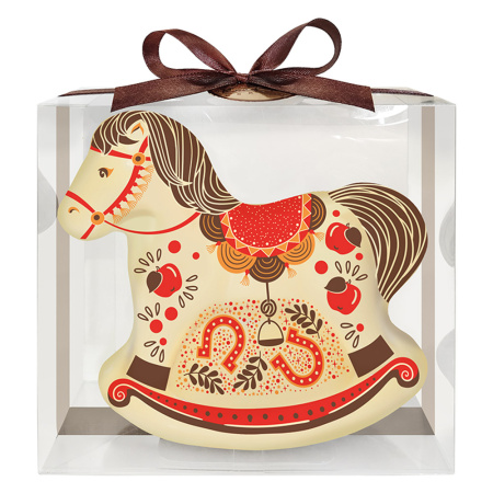 "Лошадка" скульптура шоколад белый 140г