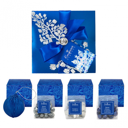 Подарочный набор: шоколад, драже, конфеты (типа "Ассорти") 500г