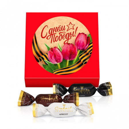 Сухофрукты в шоколаде набор 9 Мая малый