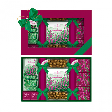 Подарочный набор мармелада, марципановых конфет и драже Подарочный набор мармелада, марципановых конфет и драже