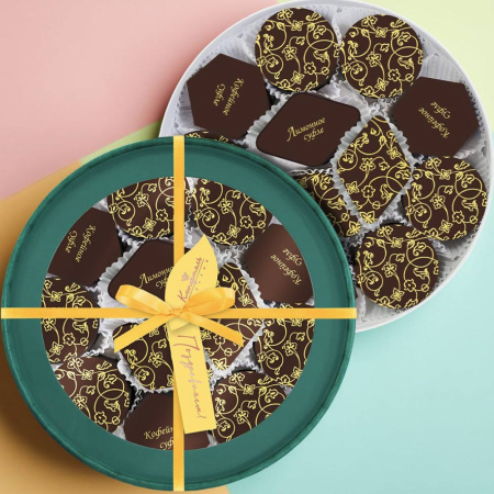 Суфле в горьком шоколаде (лимонное, шоколадное, кофейное) с декором 360г