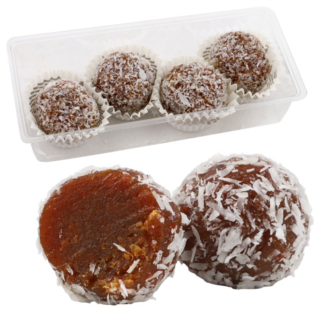 Лилаки конфеты ручной работы из абрикоса с кокосовой стружкой 40г