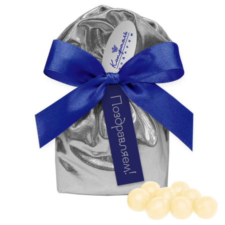 Набор конфет ассорти, мягкий грильяж, драже и шоколада "С Днем строителя"