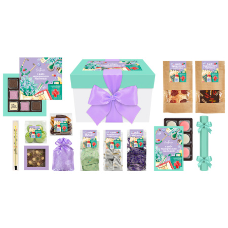 Набор конфет: ассорти, шоколад, драже, мармелад суфле