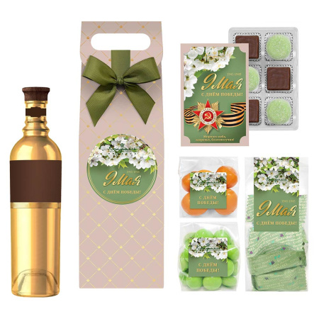 "9 мая" набор конфет: суфле, мармелад-суфле, драже