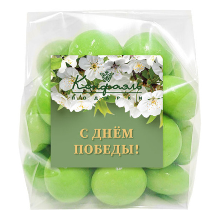 "С Днем победы!" мармелад в шоколаде «Яблоко»