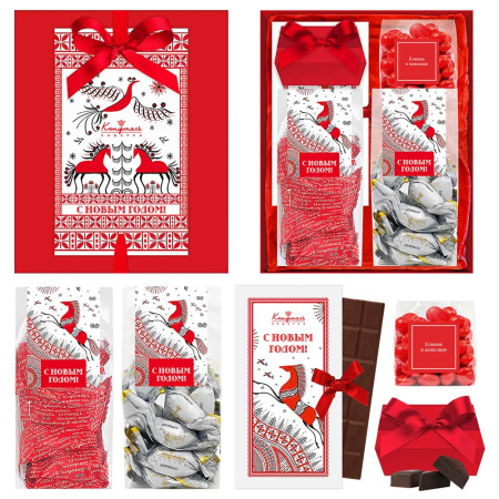 Набор конфет мармелад-суфле, драже и шоколада