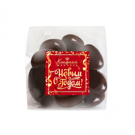 Подарочный набор драже "Имбирь" в горьком шоколаде 90г