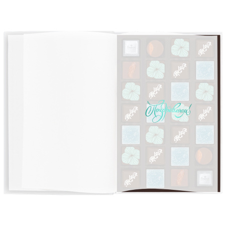 Книга с конфетами ассорти, мягкий грильяж, мармелад Книга с конфетами ассорти, мягкий грильяж, мармелад