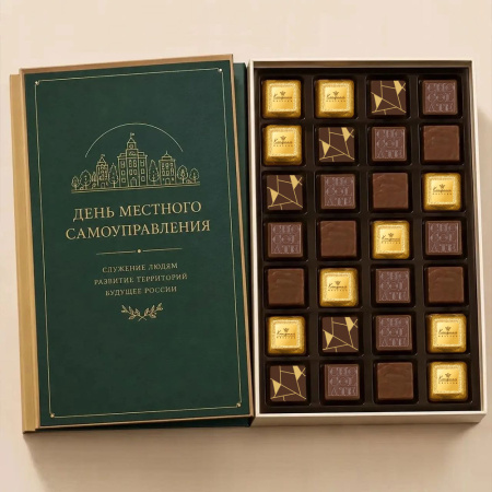 Набор конфет книга "С Днем местного самоуправления"