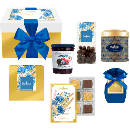 Набор конфет: сухофрукты, ассорти, драже, джем, чай