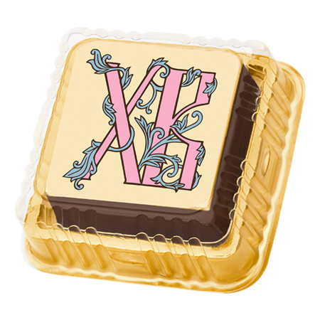 Ванильное суфле с декором 20г