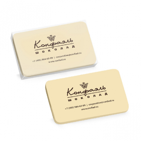 Шоколадка 15 г - шоколад белый