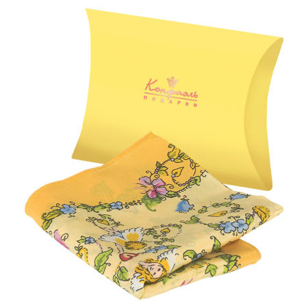 Платок желтый (52х52см)