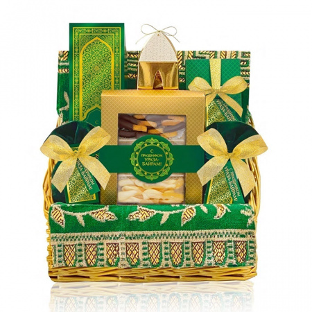 Корзина с конфетами: ручной работы, суфле, драже,цукаты  1775 г