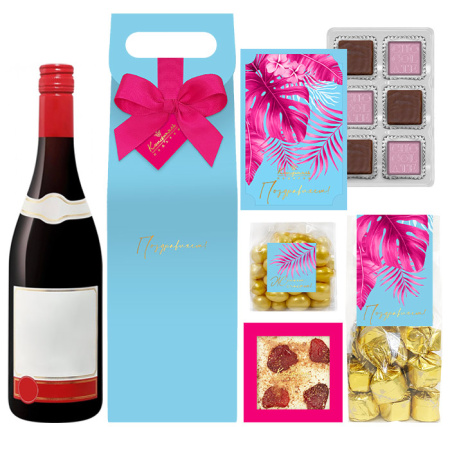 Набор: конфеты ассорти, шоколад белый, драже