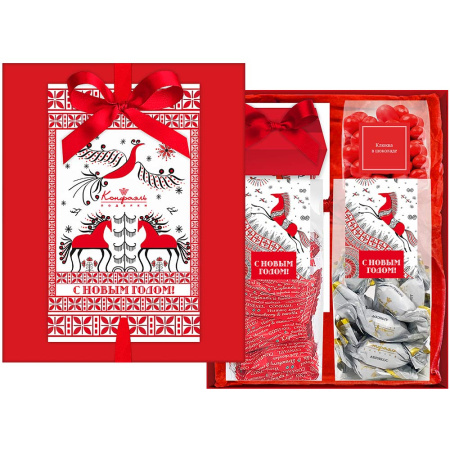 Набор конфет мармелад-суфле, драже и шоколада