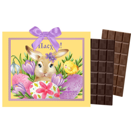 Шоколад горький, молочный с Пасхой 120г