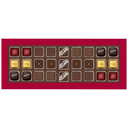 Шоколадные конфеты ассорти, мягкий грильяж, конфета «Суфле» в горьком шоколаде со вкусом Просекко Розе, «Сухофрукты» набор 265г