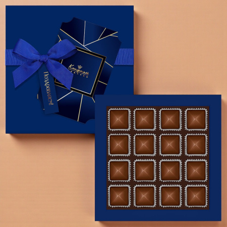 Шоколадные конфеты «ассорти» с шоколадной начинкой 170г