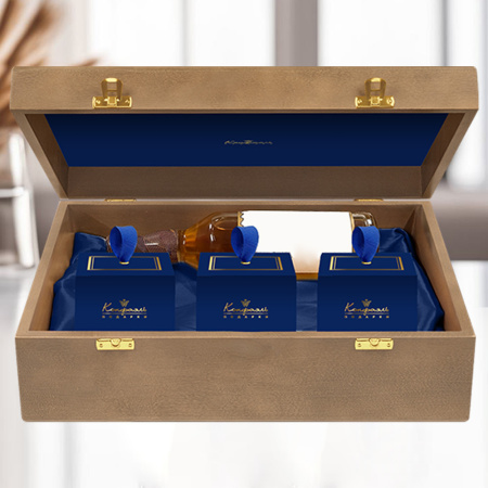 Шкатулка: конфеты марципановые, суфле