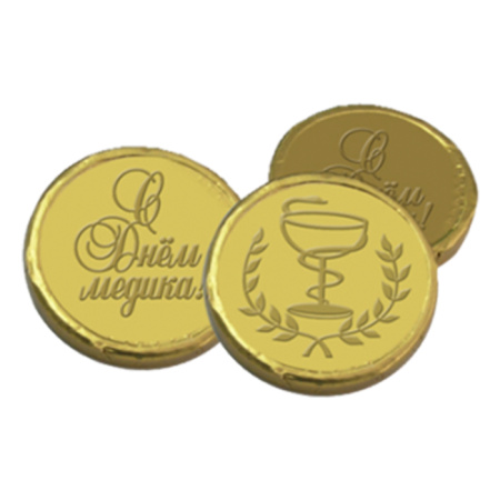 Медаль из молочного шоколада