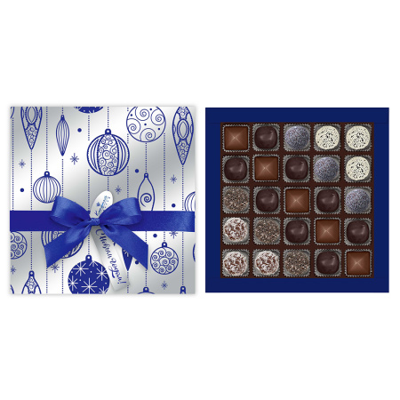 Набор конфет ручной работы из абрикоса и хурмы в посыпке, ирис, ассорти 280г