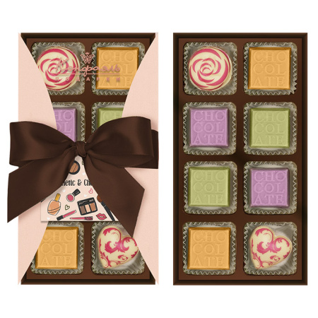 Конфеты ассорти и белый шоколад 55г