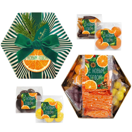 Набор конфет: мармелад-суфле, драже, цукаты