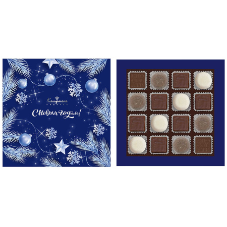 Набор конфет суфле и мармелада синий 195г