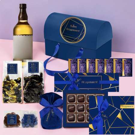 Набор сухофрукты в шоколаде, мермелад-суфле, драже