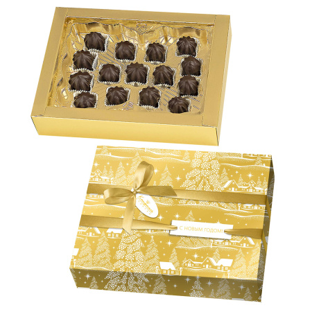 Набор конфет суфле-безе клубничное, кофейное 245г