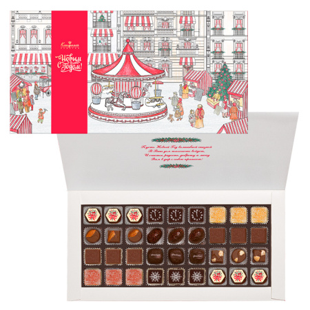Подарочный набор: Шоколад, конфеты, Ассорти, мармелад 370г