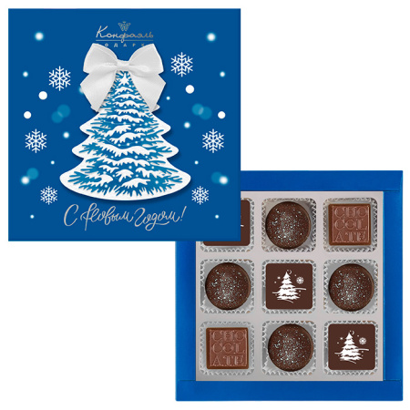 Подарочный набор: конфеты ручной работы, конфеты  "Ассорти" 75г