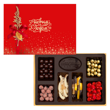 Подарочный набор Ореховая фантазия: драже, цукаты 390г