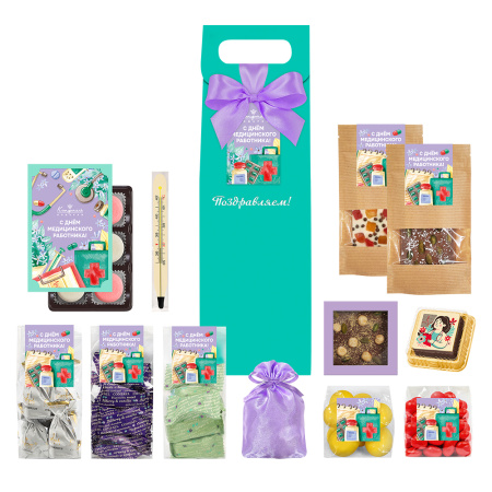 Набор конфет: мармелад, мармелад суфле, шоколад, драже