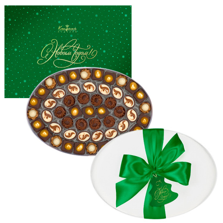 Овал большой: конфеты ручной работы 610г