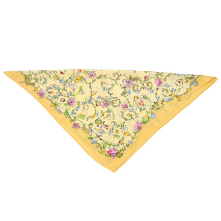 Платок желтый (52х52см)